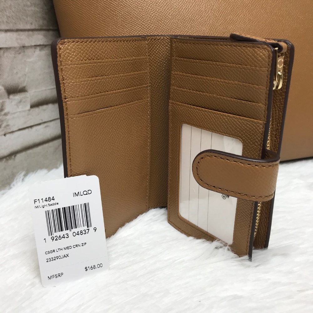👜COACH SET🌺 CITY ZIP TOTE & WALLET - Picture 5 of 8
